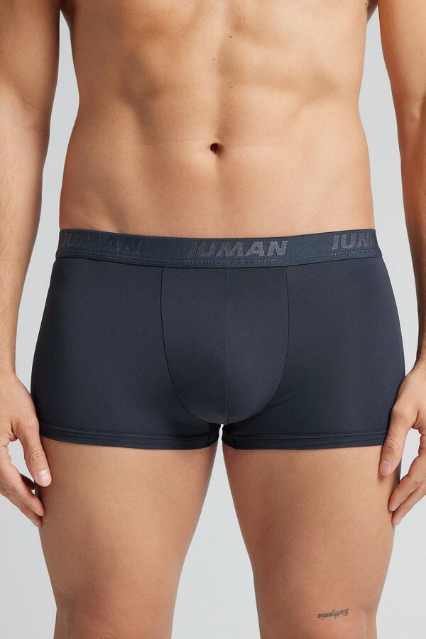 Boxer en microfibre à logo