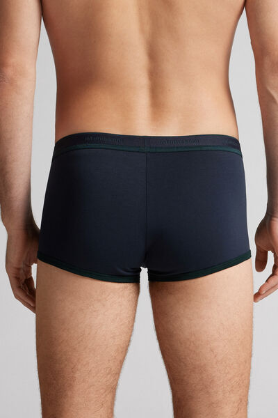 Stretch Supima® Cotton Boxer Shorts with Logo Detail