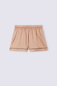 Trimmed Silk Shorts
