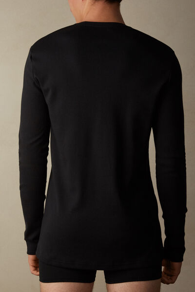 Warm Cotton Long-Sleeved Top