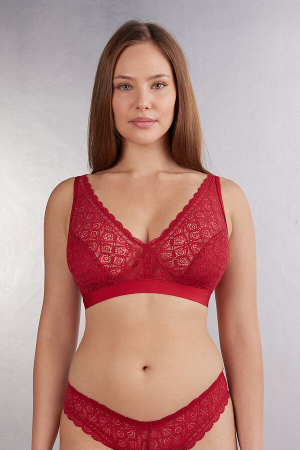 Soutien-gorge triangle en dentelle LARA