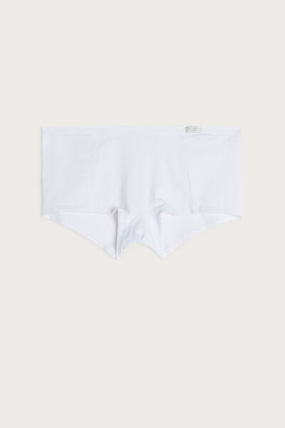 Natural Cotton Boy Short Panties