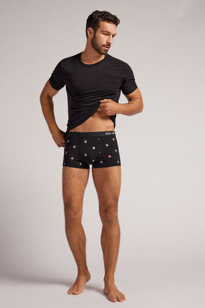 Boxers Algodão Superior Estampado Fichas