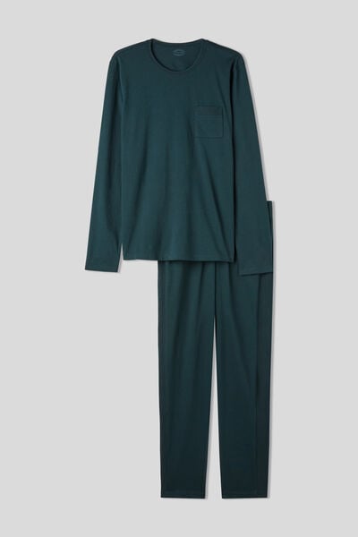 Long Basic pyjamas i Supima®-bomull