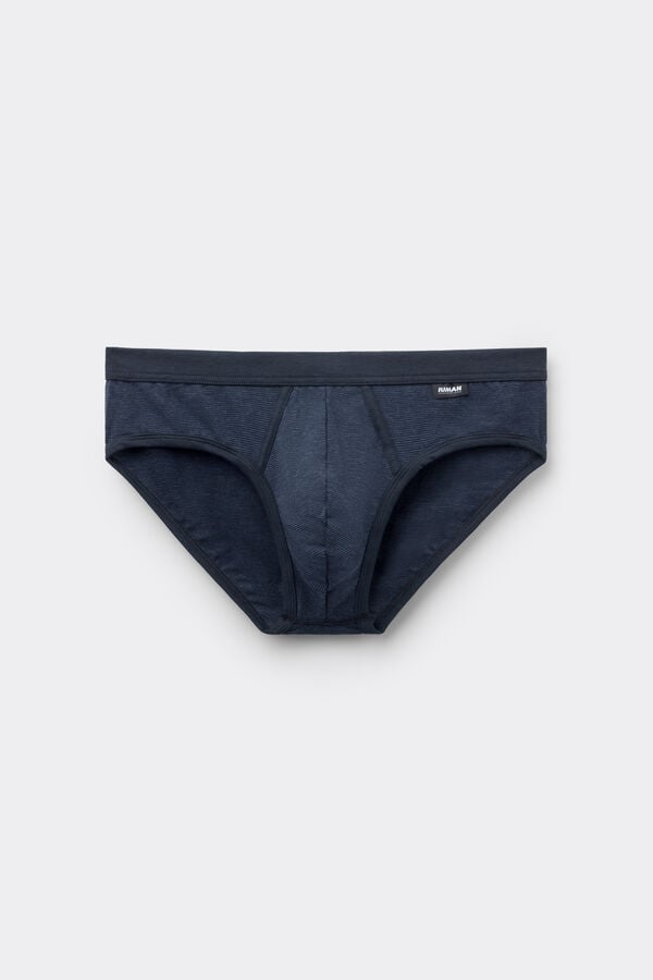 Slip aus Superior-Baumwolle mit Streifenprint