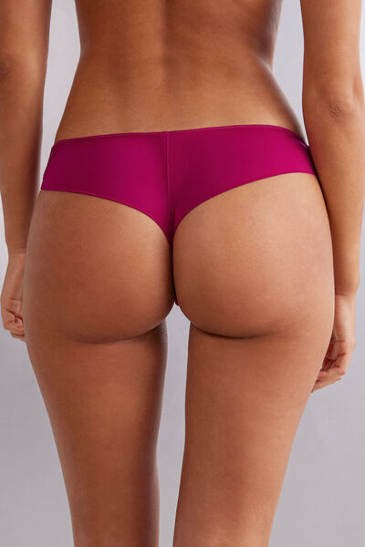 Lace and Microfibre Brazilian Briefs