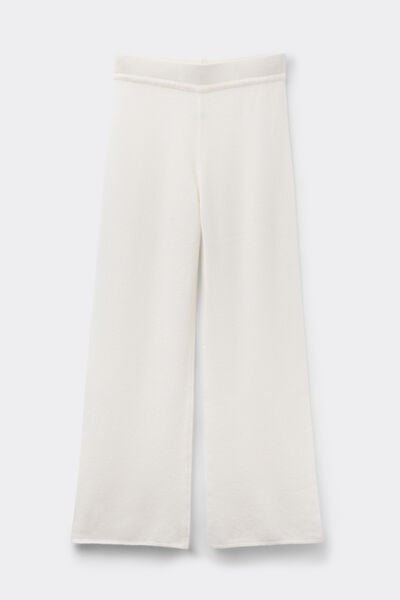 Pantaloni Lungi Model Palazzo 100% Cașmir