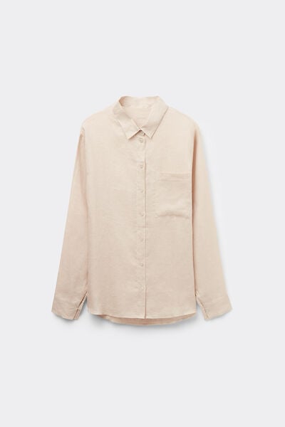 Camicia in Tela di Lino The Pure Linen