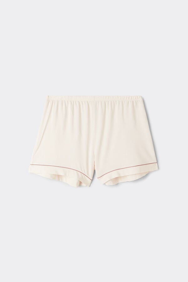 Modal Shorts with Contrasting Trim