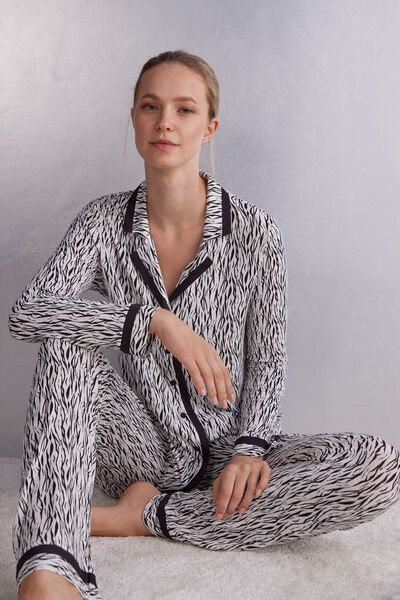 Go Animalier Open Front Long-Sleeved Shirt