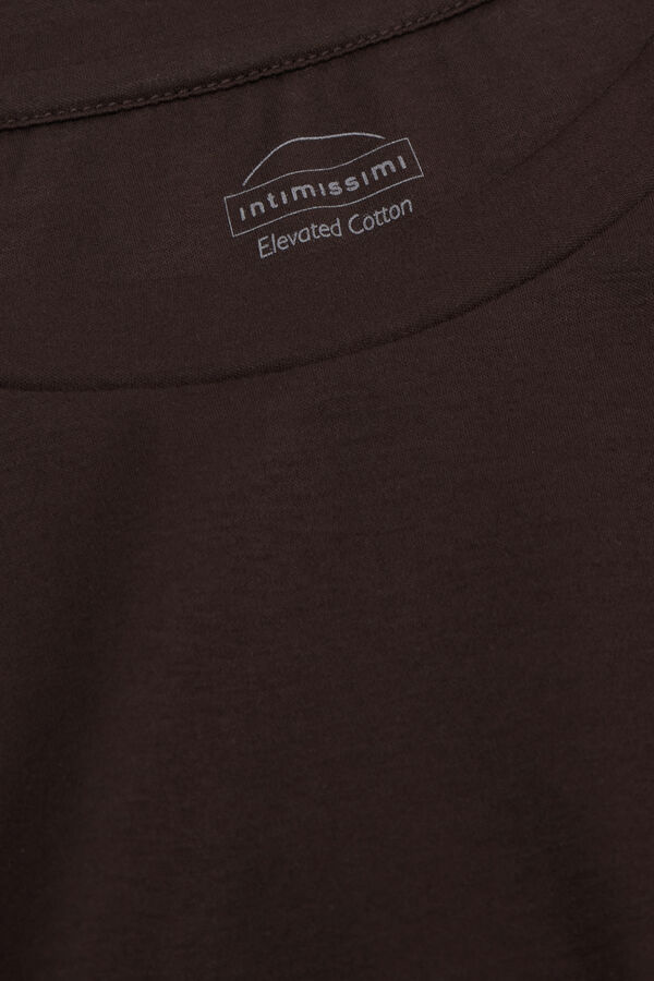 Long-Sleeved Elevated Cotton Top