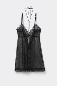 Sleepless Nights Lace and Tulle Baby Doll