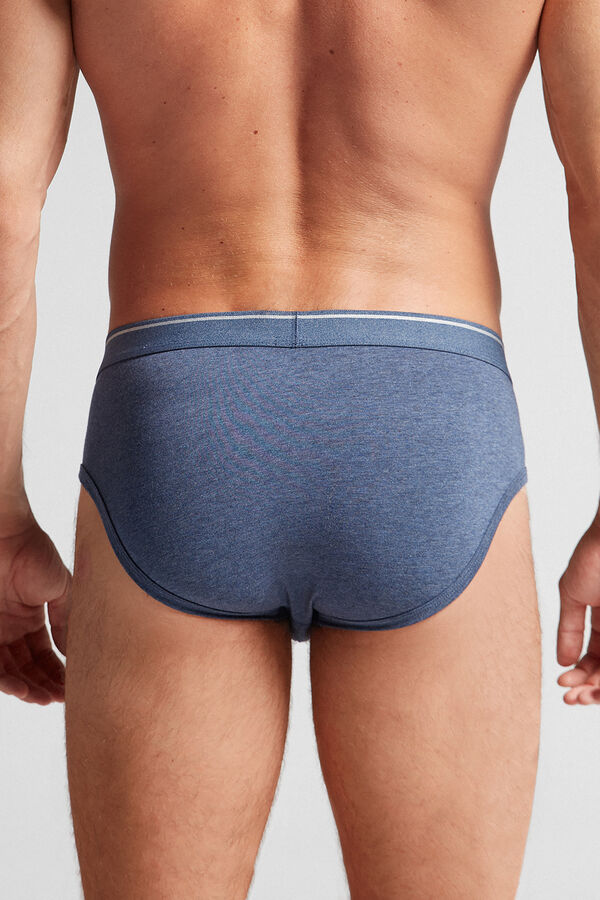 Superior Cotton Briefs with Exposed Elastic