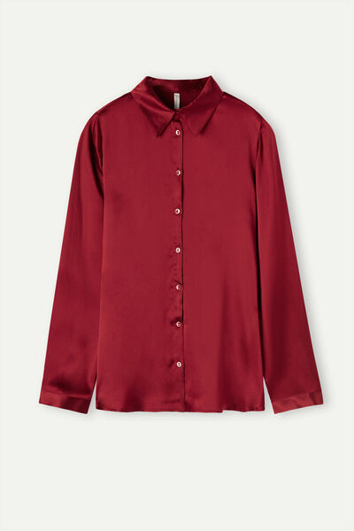 Long Sleeve Silk Shirt