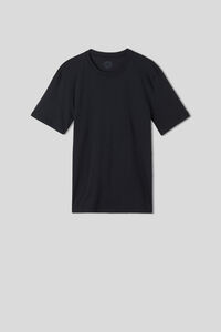 T-Shirt από Βαμβακερό Ύφασμα Superior Extrafine με Κανονική Εφαρμογή