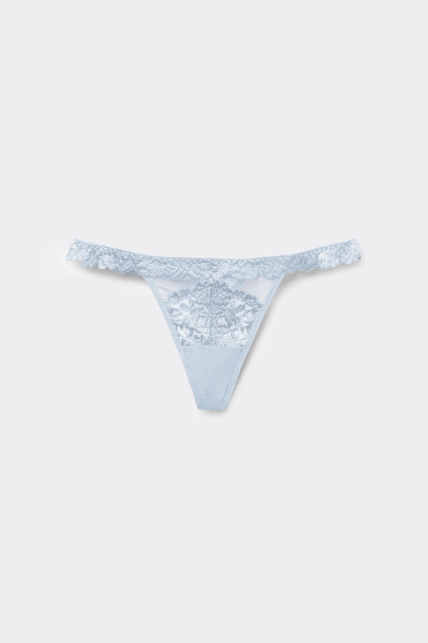 Tanga gaćice Pretty Flowers s trakicama sa strane