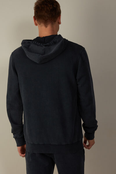 Washed Collection Zip-Up Hooded Sweatshirt