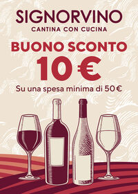 Signorvino voucher 10€