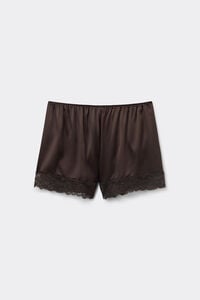 Pantaloncino in Seta con Pizzo
