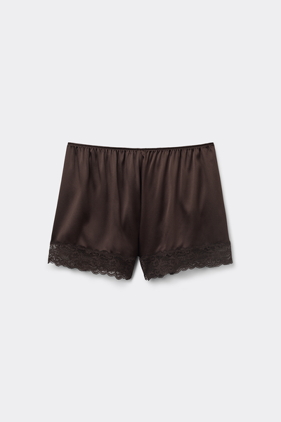 Pantaloncino in Seta con Pizzo