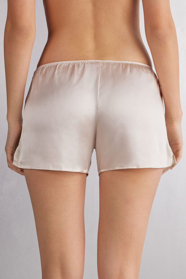Smooth Silk-Satin Shorts