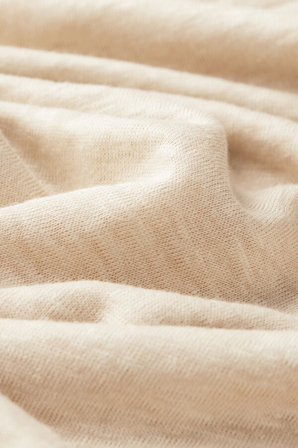 Boat-Neck Linen Top