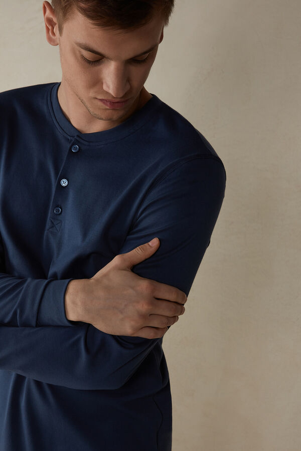 Langarm-Shirt Interlock Supima