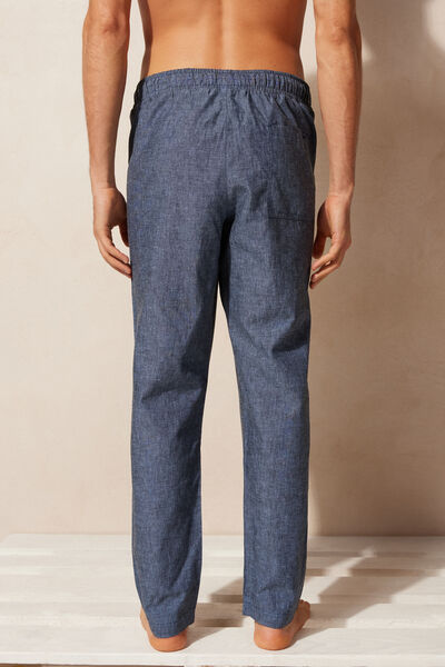 Linen and Cotton Full Length Pants