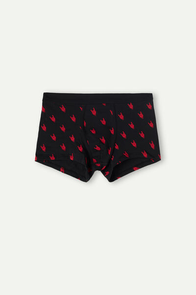 Lucky Horn-Print Stretch Supima® Cotton Boxers