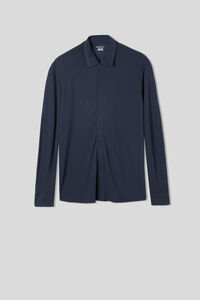 Modal and Silk Piqué Shirt