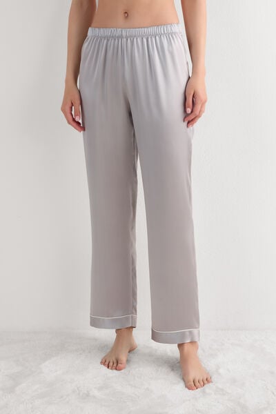 Pantalon en Satin de Soie