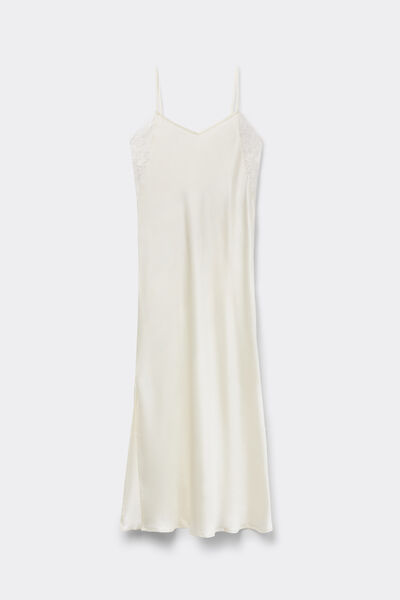Ethereal Embrace Long Silk Slip