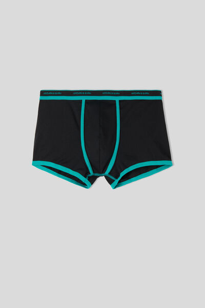 Stretch Supima® Cotton Boxer Shorts with Logo Detail