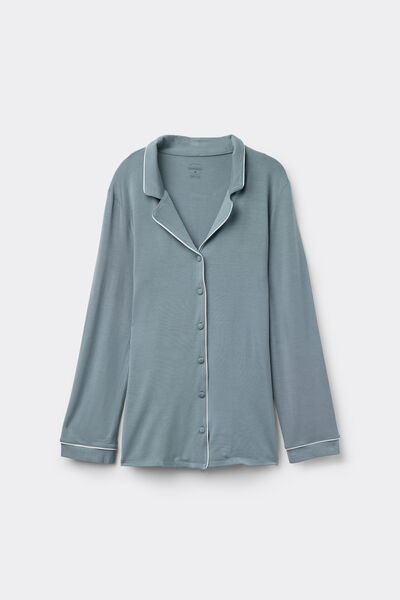 Long-Sleeve Micromodal Jacket