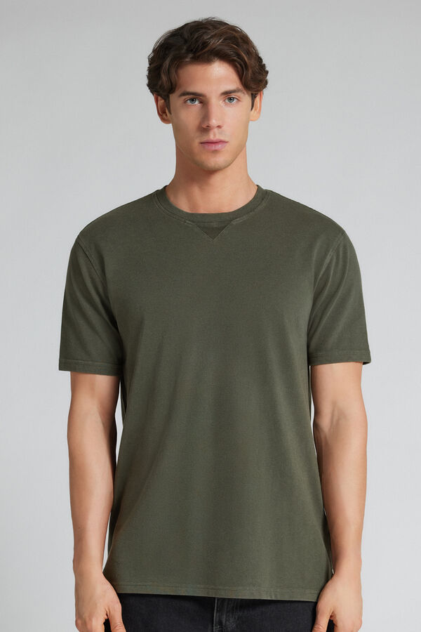 Washed Collection Piqu&eacute; T-Shirt