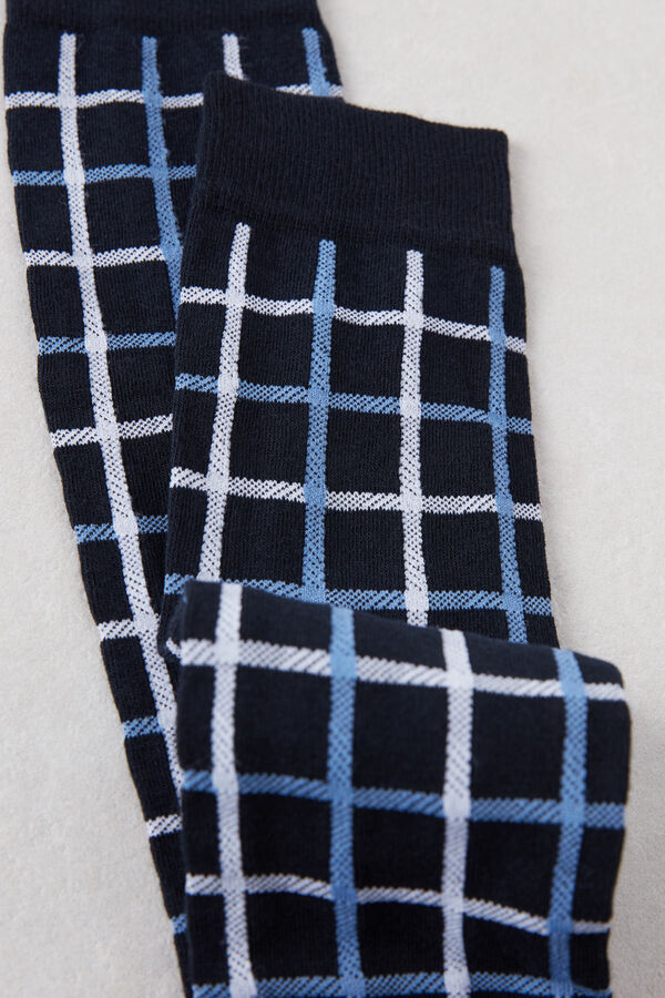 Long Patterned Cotton Socks