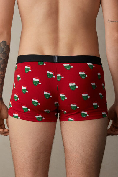Marvel Hulk Christmas Boxers in Stretch Supima® Cotton