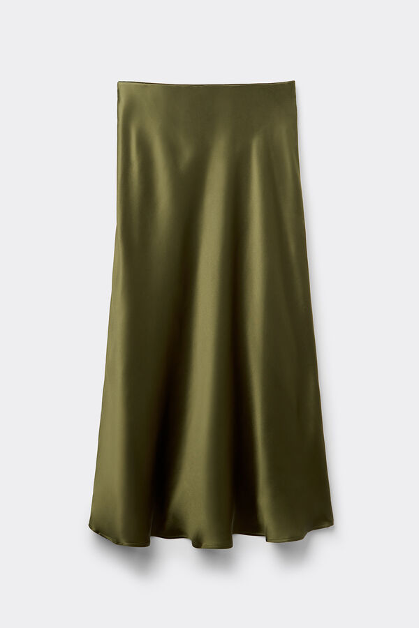Irene midi silk Skirt