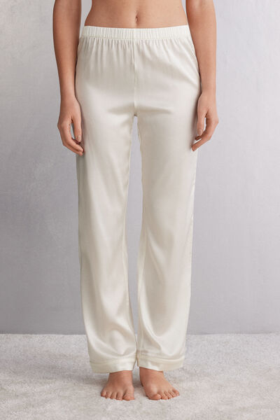 Lange Seidenhose