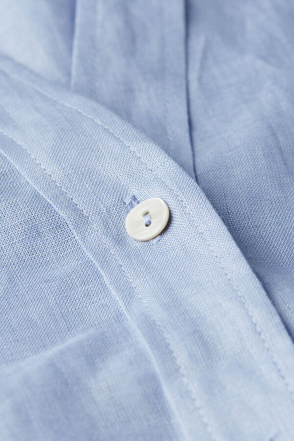 The Pure Linen リネンファブリック ショートスリーブ シャツ