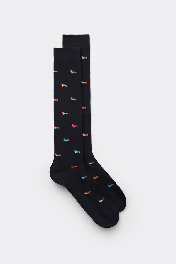 Calcetines largos de algodón suave