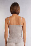 Ultralight Modal and Cashmere Camisole with Lace