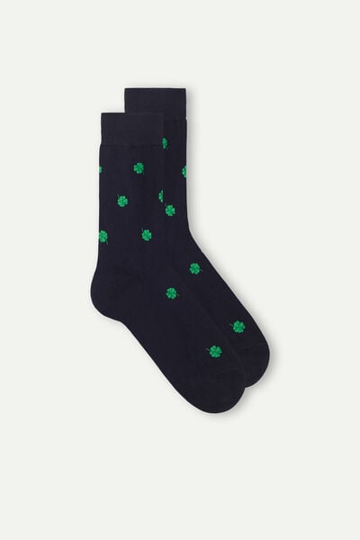Supima® Pamuklu Desenli Erkek Soket Çorap
