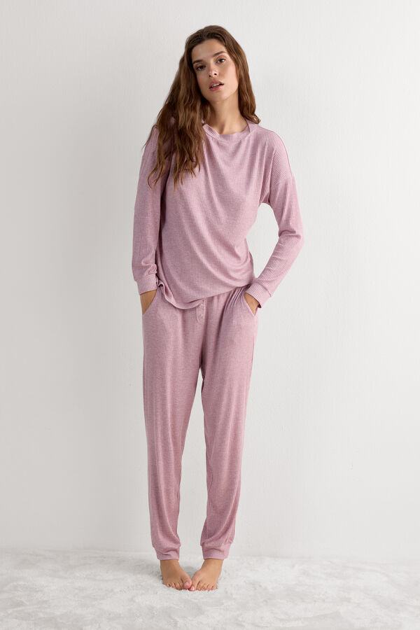 Chic Comfort Long-Sleeved Boat-Neck Modal Top