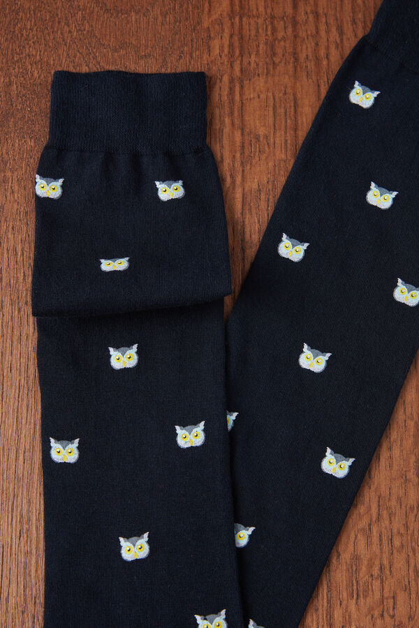 Long Patterned Soft Cotton Socks