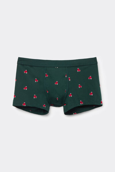 Scooter-Print Natural Fresh Cotton Boxers