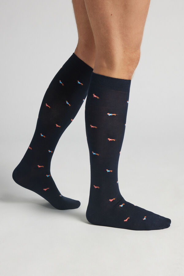 Calcetines largos de algodón suave