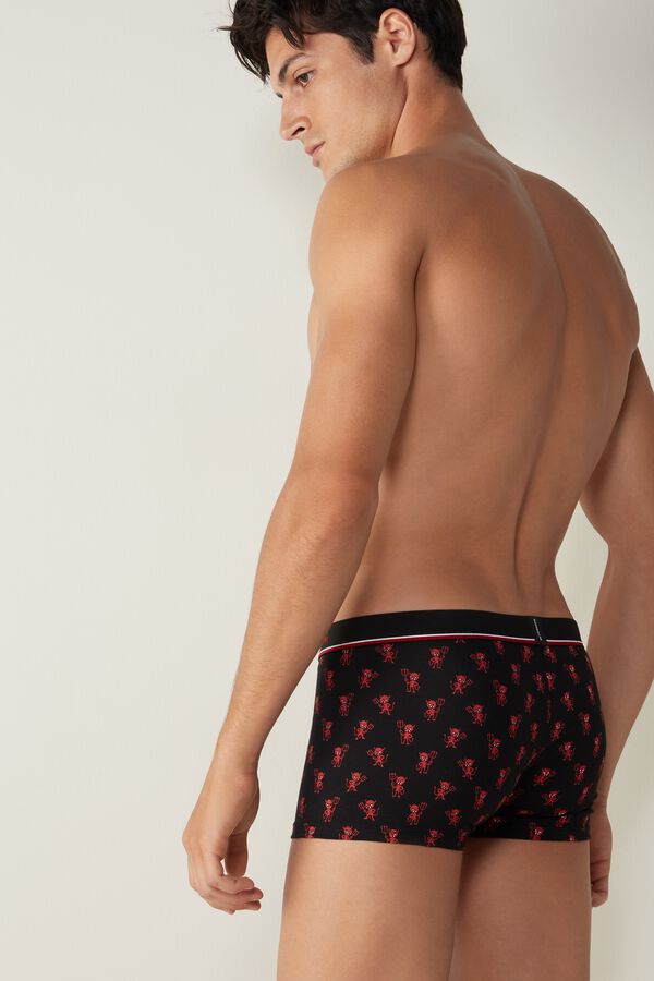 Little Devils Print Boxers in Stretch Supima&reg; Cotton
