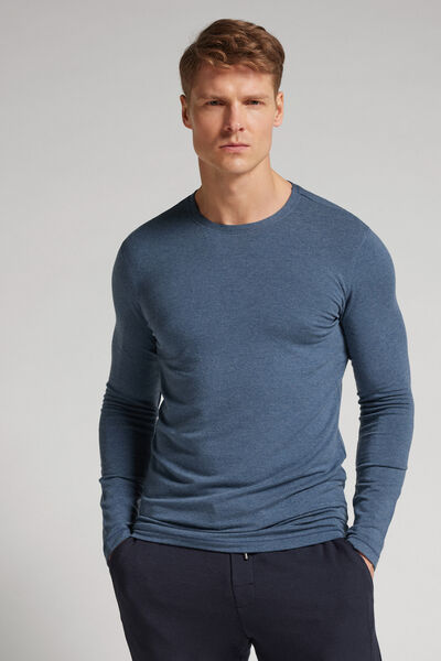 Maglia a Manica Lunga in Modal Cashmere