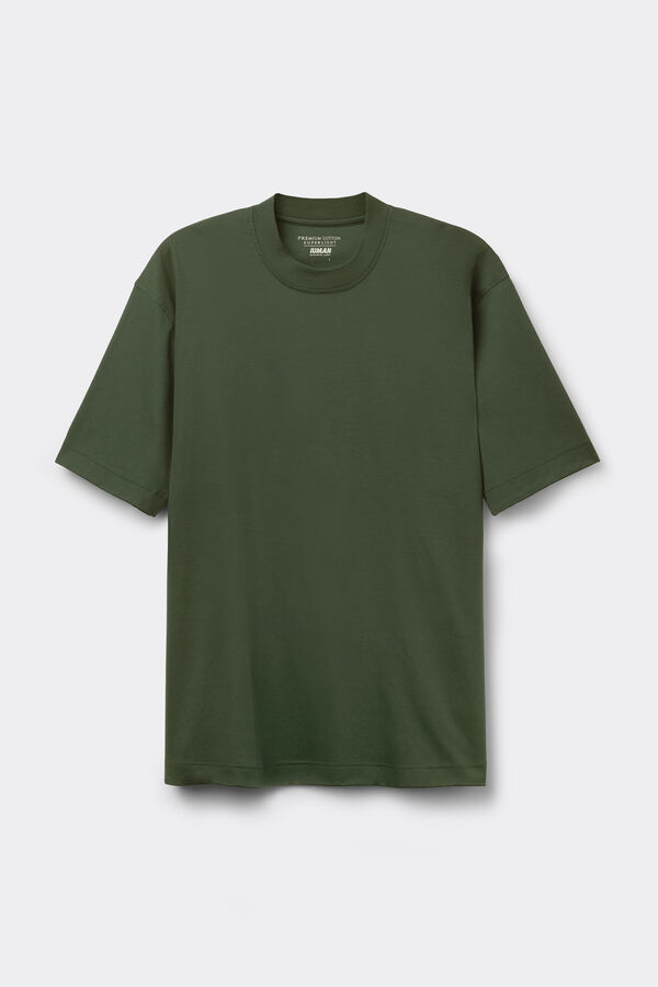 T-Shirt Oversize Algod&atilde;o Mercerizado filo Premium
